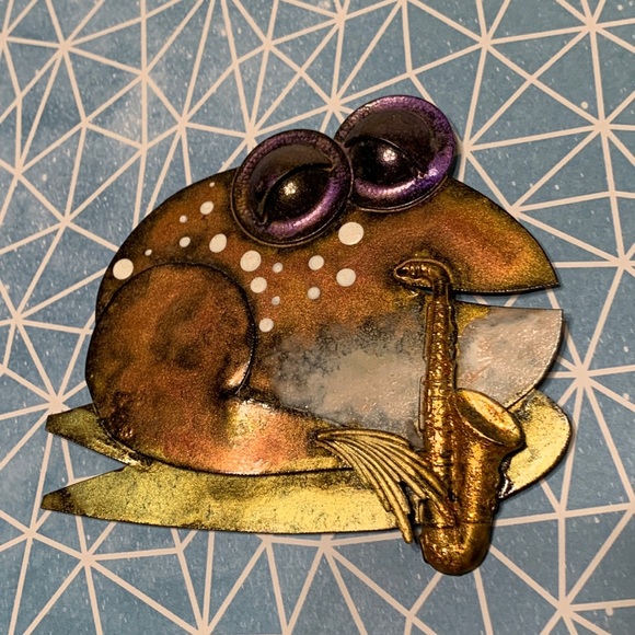 Metal art Frog tuba - Picture 2 of 8